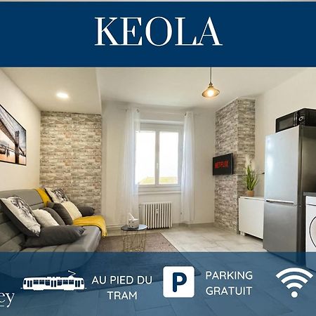 Homey Keola - Parking Prive Gratuit - Aux Portes De Geneve - Au Pied Du Tram - Appartement Avec 1 Chambre Et Un Grand Salon Avec Un Canape-Lit Ambilly Exteriör bild