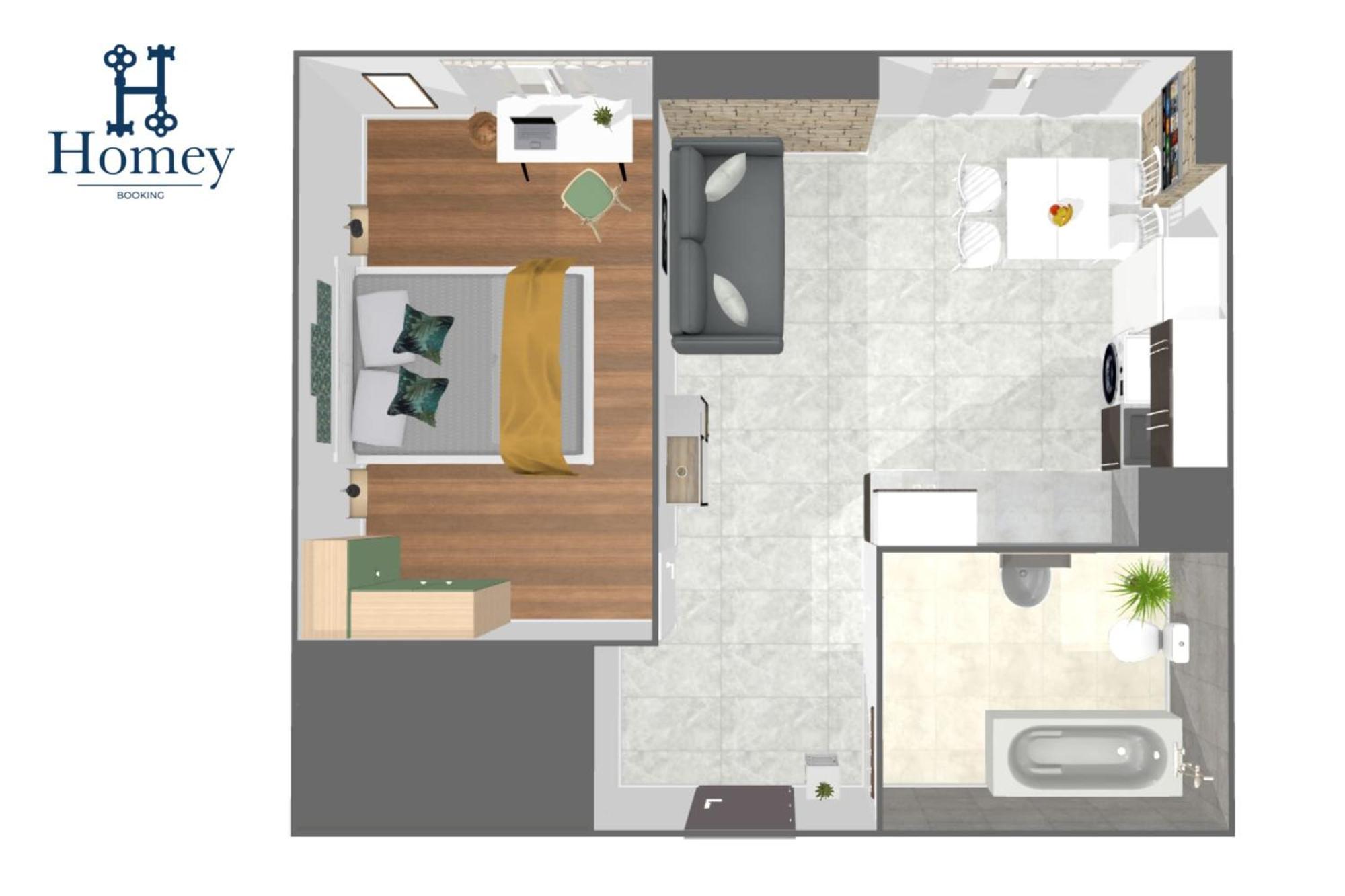 Homey Keola - Parking Prive Gratuit - Aux Portes De Geneve - Au Pied Du Tram - Appartement Avec 1 Chambre Et Un Grand Salon Avec Un Canape-Lit Ambilly Exteriör bild
