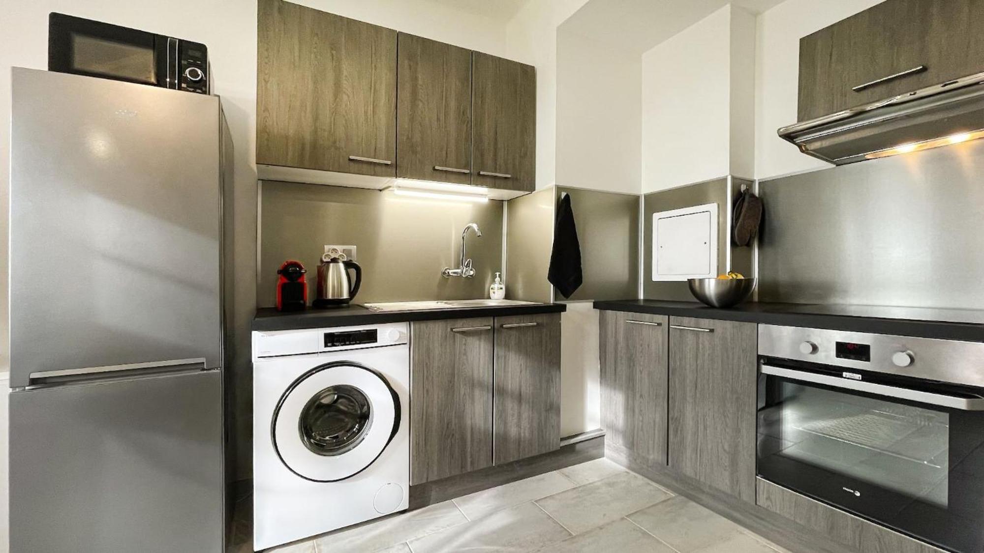 Homey Keola - Parking Prive Gratuit - Aux Portes De Geneve - Au Pied Du Tram - Appartement Avec 1 Chambre Et Un Grand Salon Avec Un Canape-Lit Ambilly Exteriör bild