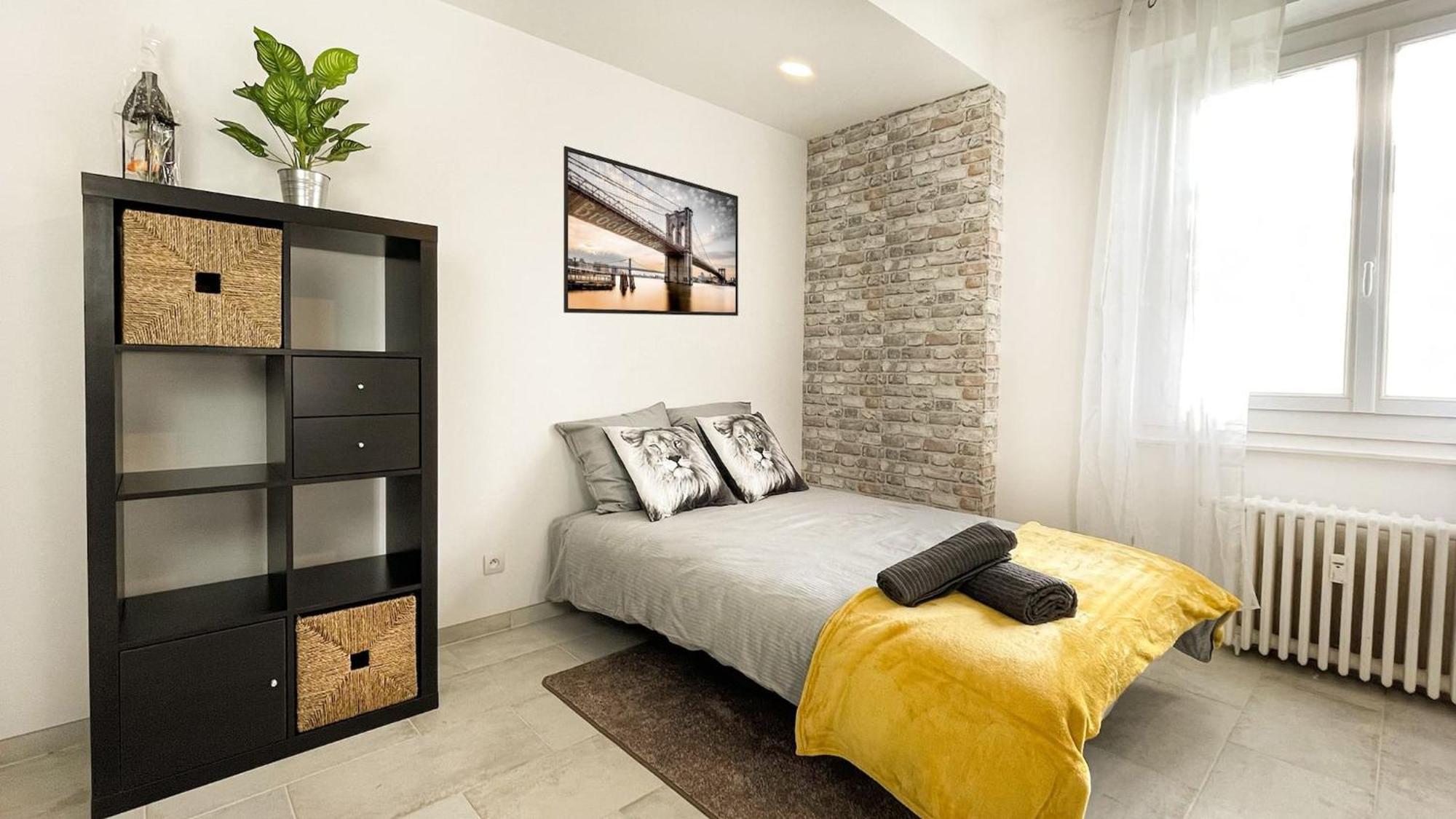 Homey Keola - Parking Prive Gratuit - Aux Portes De Geneve - Au Pied Du Tram - Appartement Avec 1 Chambre Et Un Grand Salon Avec Un Canape-Lit Ambilly Exteriör bild
